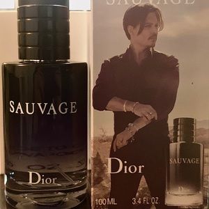 Johnny Depp / Christian Dior Sauvage 3.4oz Men’s Cologne